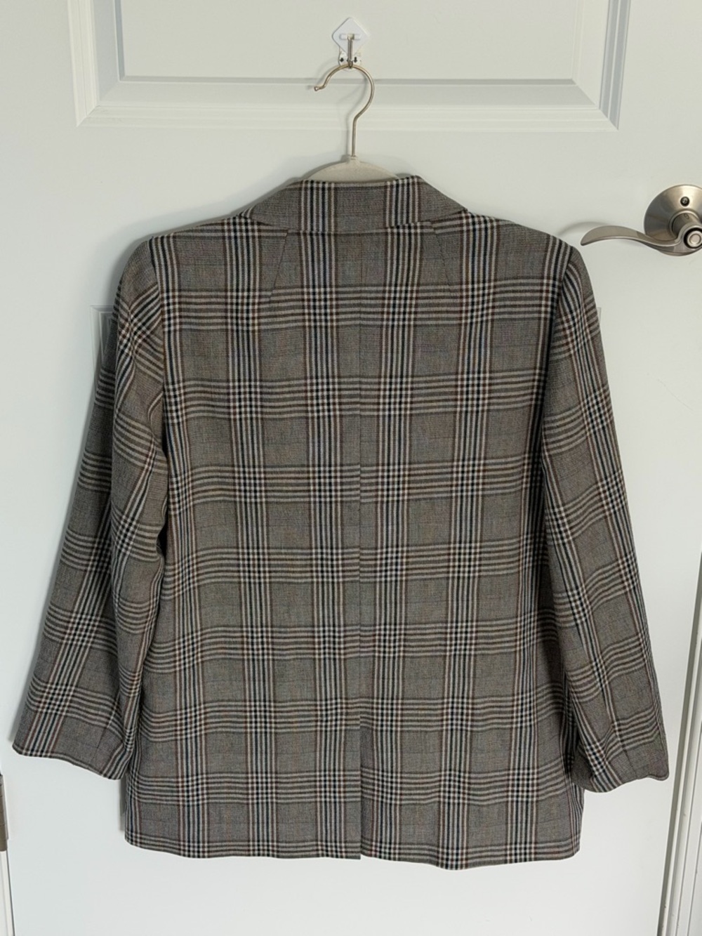 Madewell Menswear Plaid Caldwell Double-Breasted Blazer Size Medium 54572 - Picture 8 of 16